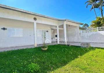 Casa com amplo terreno,  2 dormitórios à venda, 103 m² por r$ 318.000 - coroados - guaratuba/pr