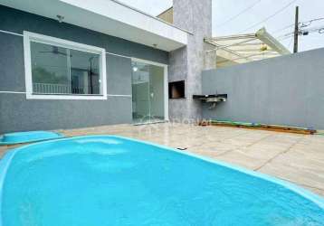 Casa com 2 dormitórios à venda, 40 m² por r$ 315.000,00 - brejatuba - guaratuba/pr