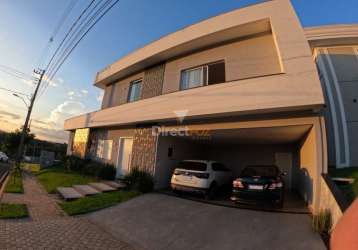 Casa em condomínio fechado com 4 quartos à venda na avenida tancredo neves, 717, conjunto b, foz do iguaçu por r$ 2.600.000