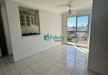 Apartamento com 2 dormitórios, 2 vagas, 58m2 no conjunto res. vista verde