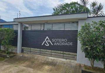 Casa com 3 dormitórios, 110 m² - venda por r$ 700.000,00 ou aluguel por r$ 3.400,00/mês - massaguaçu - caraguatatuba/sp