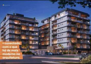 Apto a venda no condomínio grand smart residence, 50m2, 1 quarto em coroa do meio - aracaju - se