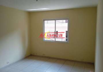 Apartamento alugar, 50m², 02 quartos, vila augusta - guarulhos/sp