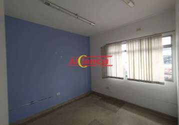 Sala comercial para alugar com 2 ambientes , jardimrosa de franca - guarulhos  por r$: 1.300,00