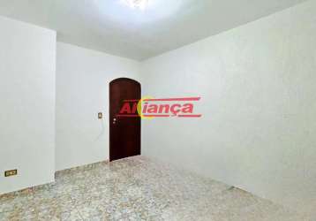 Casa para alugar com 02 quartos, 01 vaga, 50m², parque continental ii, guarulhos/sp por r$ 1.500,00