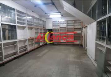 Salão comercial com 4 salas para alugar, 220m² - vila augusta por r$ 7.000,00