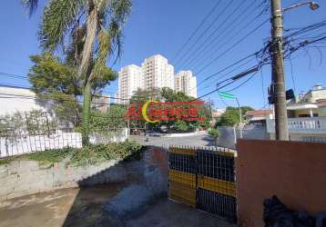 Terreno para alugar, 63m²- bairro vila endres - guarulhos/sp valor r$ 1500,00