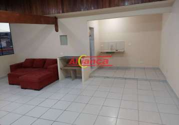 Kitnet 1 quarto para alugar,  40m² - cumbica - guarulhos/sp - por r$ 970,00