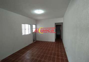 Casa residencial para alugar com 1 quarto, sala, cozinha, jd. paraventi - guarulhos por r$: 1.300,00