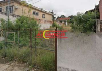 Terreno para alugar, 420m²- bairro - jardim aida - guarulhos/sp - por r$ 12.000,00