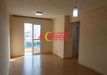 Apartamento com 2 quartos para alugar, 68 m² - jardim barbosa - guarulhos/sp -r$ 2.500,00