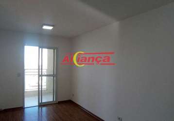 Apartamento com 2 quartos para alugar, 57m² - bairro -  picanço - guarulhos/sp - por r$ 1.670,00