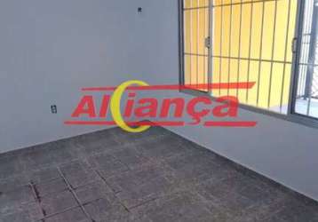 Casa térrea para alugar com 02 quartos, 01 vaga, 130m² - parque primavera - guarulhos/sp por r$1500