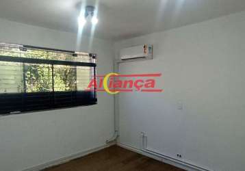 Sala comercial com 4 salas para alugar, 130m² - jardim bom clima - guarulhos /sp por r$ 2.200,00