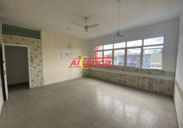 Sala comercial para alugar com 31m². vila rio de janeiro - guarulhos/sp por r$ 1.200,00