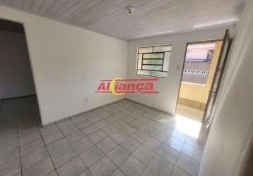 Casa para alugar,1 quarto e 1 vaga para moto 50m², vila hulda- guarulhos por r$ 1.000