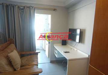 Studio para alugar, 28m² - centro - guarulhos/sp por r$ 2.400,00