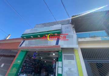 Sobrado comercial para alugar, com 7 salas,3 banheiros, lavanderia nos fundos, 210m² - bairro - lavr