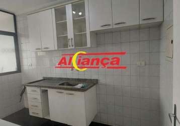 Apartamento com 2 dormitórios e vaga de garagem  vila rosália, aluguel r$ 1800,00