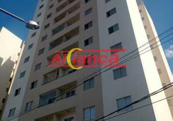 Apartamento com 3 quartos para alugar,  64m² - picanço - guarulhos/sp -  por r$ 2.300,00