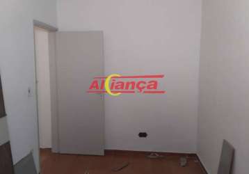 Apartamento com 1 quarto para alugar, 50 m² - jardim cocaia- guarulhos/sp -r$ 1.000,00