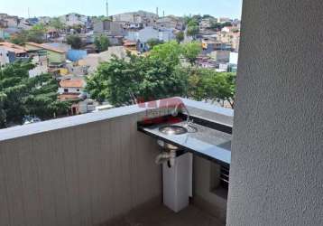 Apartamento com 2 quartos no parque erasmo assunção, santo andré 