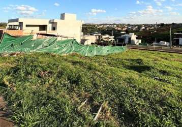 Terreno à venda condomínio parque tauá araguari, londrina, pr