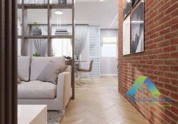 Lindo apartamento novo com 2 dormitórios à venda, 38 m² por  - mooca - são paulo/sp