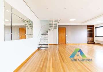 Mirandopolis cobertura triplex 247m², 3 suítes, 4 vagas, espaço gourmet com churrasqueira, com ótima localização e valor !!!