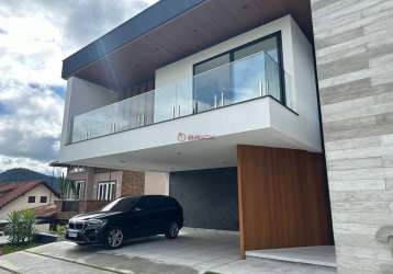 Casa em condomínio fechado com 4 quartos à venda na praça baltazar da silveira, 500, várzea, teresópolis, 330 m2 por r$ 5.200.000