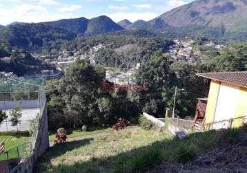 Terreno em condomínio fechado à venda na rua yeda, tijuca, teresópolis, 400 m2 por r$ 270.000