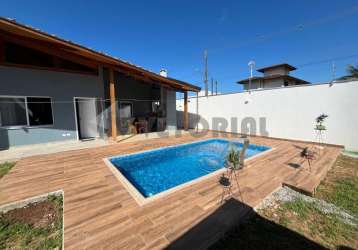 Casa com 3 dormitórios e piscina, massaguaçu  caraguatatuba sp