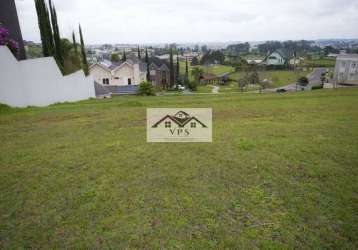 Terreno a venda no condomínio alphaville graciosa em pinhais, pr.