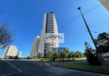 Sala comercial a venda no ecoville, curitiba,pr.  com uma vaga de garagem na rua prof. pedro viriato parigot de souza, 3901 ( office life )