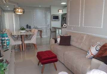 Apartamernto de 3 dormitórios, 1 suite, 2 vagas, mobiliado.