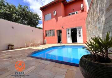 Casa geminada à venda no bairro castelo, 4 quartos, esritório, 4 vagas, piscina, churrasqueira, 292m²