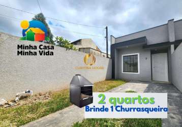 Casa 2 quartos minha casa minha vida no sítio cercado curitiba