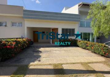 Tristar realty imobiliaria - ca00172 - casa térrea com comodos amplos em condomínio fechado - jardim vista verde itaici - indaiatuba