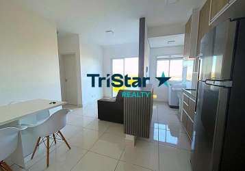 Tristar realty indaiatuba | ap00096 -  apartamento mobiliado em andar alto sol da manha em condomínio clube - villa helvetia - indaiatuba