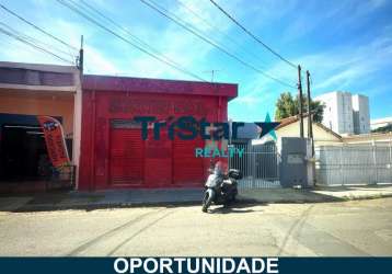 Tristar realty imobiliaria - ca00243 - oportunidade casa terrea com salao comercial em excelente localizaçao  - vl. aurora. indaiatuba