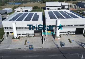 Locação tristar realty | gl00013 - galpão industrial novo loteamento comercial monte castelo, em indaiatuba/sp  próximo a viracopos.