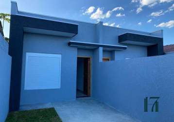 Casa para venda em curitiba, ganchinho, 2 dormitórios