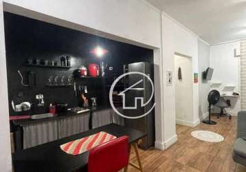 Apartamento com 1 dormitório à venda, 35 m² por r$ 192.000,00 - boqueirão - praia grande/sp