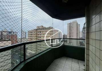 Apartamento com 2 dormitórios à venda, 100 m² por r$ 380.000,00 - tupi - praia grande/sp