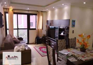 Apartamento à venda, 69 m² por r$ 590.000,00 - jardim marajoara - são paulo/sp