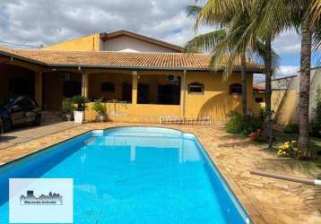 Casa em nova odessa, sp com piscina, 8 vagas