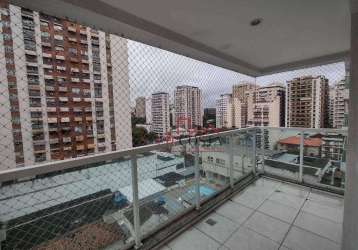 Apartamento com varanda, 2 dormitórios sendo 1 suíte e 2 vagas à venda, 90 m² por r$ 920.000 - icaraí - niterói/rj