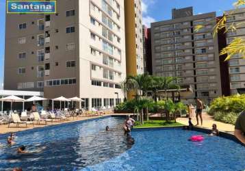 Apartamento com 3 dormitórios à venda, 97 m² por r$ 430.000,00 - bandeirantes - caldas novas/go