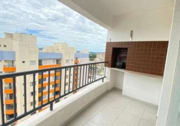 Apartamento com 3 dormitórios à venda, 80 m² por r$ 450.000,00 - do turista - caldas novas/go