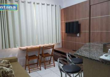 Apartamento com 1 dormitório à venda, 34 m² por r$ 150.000,00 - turista ii - caldas novas/go